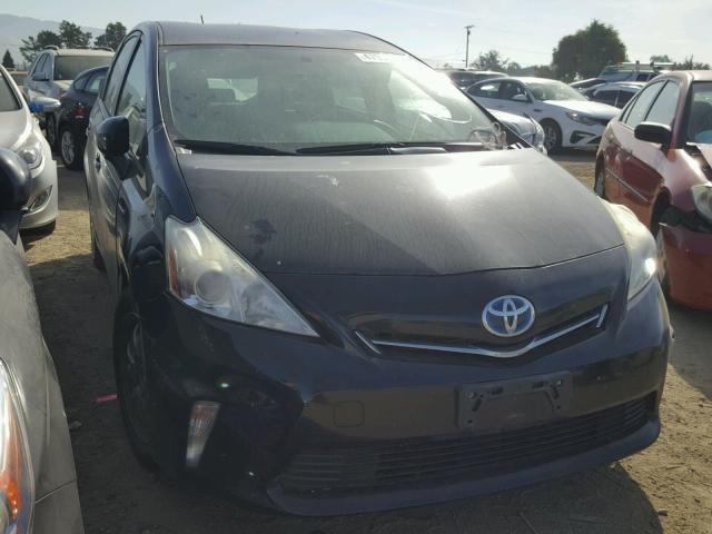 JTDZN3EU9C3026699 - 2012 TOYOTA PRIUS V BLACK photo 1