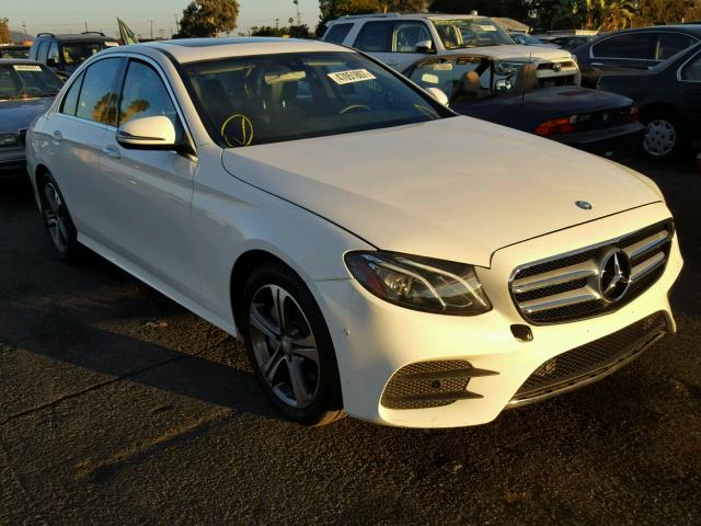 WDDZF4JB8HA120136 - 2017 MERCEDES-BENZ E WHITE photo 1