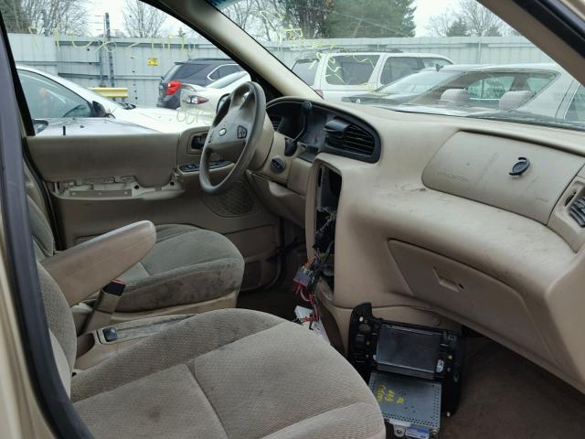 2FMZA51431BC04175 - 2001 FORD WINDSTAR L TAN photo 5