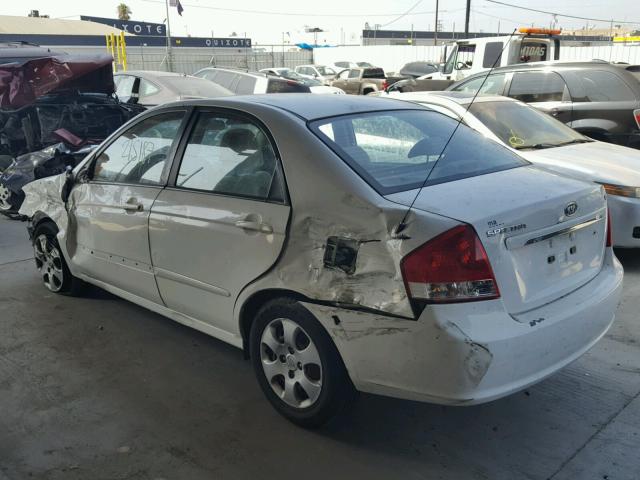 KNAFE122385583286 - 2008 KIA SPECTRA EX WHITE photo 3