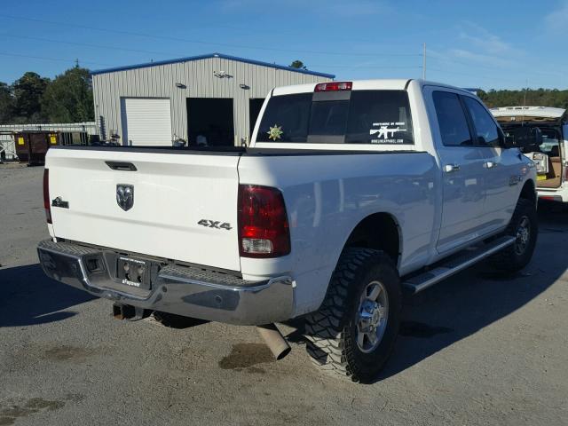 3C6UR5DL4DG550710 - 2013 RAM 2500 SLT WHITE photo 4