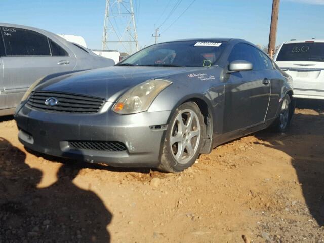 JNKCV54E85M408231 - 2005 INFINITI G35 CHARCOAL photo 2