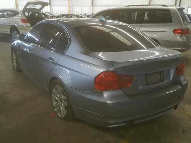 WBAPL3C52AA407602 - 2010 BMW 335 XI ლურჯი ფოტო 3