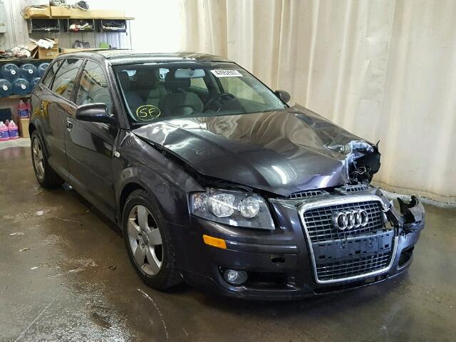 WAUMF68P16A001176 - 2006 AUDI A3 2.0 SPO GRAY photo 1