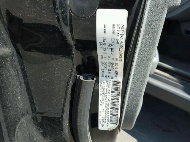 1J8HH48N67C673699 - 2007 JEEP COMMANDER BLACK photo 10