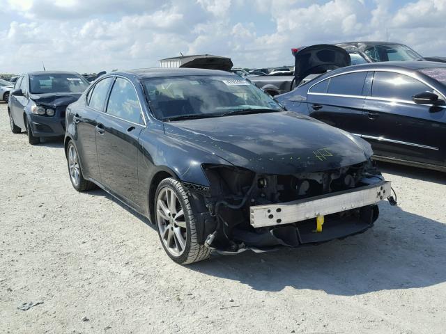 JTHBK262385077305 - 2008 LEXUS IS 250 BLACK photo 1