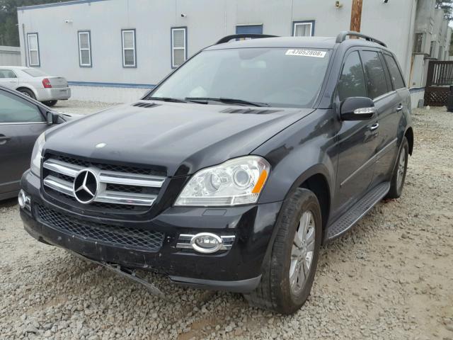 4JGBF71E17A248848 - 2007 MERCEDES-BENZ GL450 BLACK photo 2