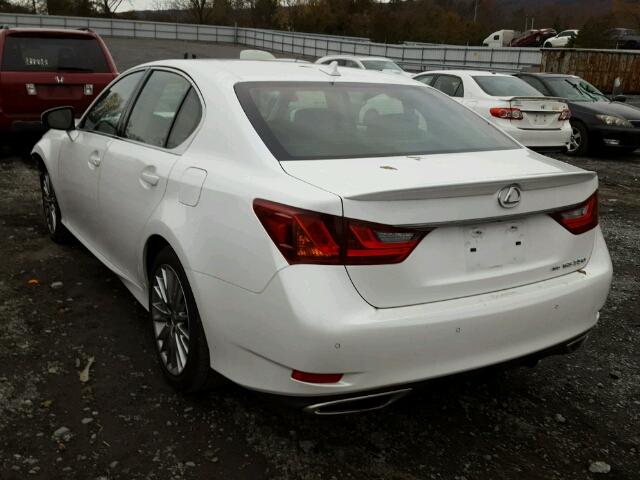 JTHCE1BL7E5020914 - 2014 LEXUS GS 350 WHITE photo 3