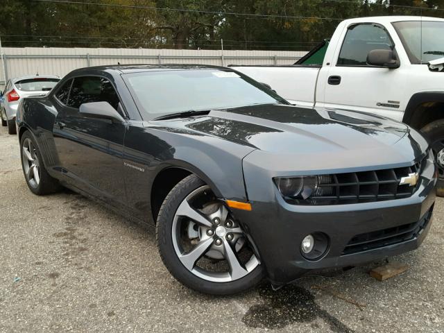 2G1FC1E31D9161780 - 2013 CHEVROLET CAMARO LT GRAY photo 1