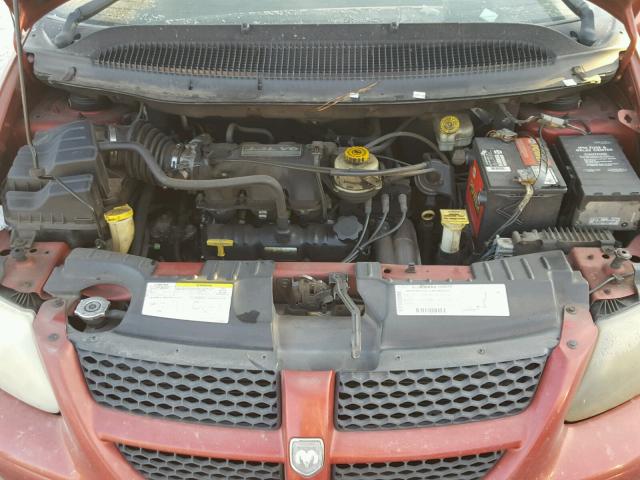 2B4GP44382R731142 - 2002 DODGE GRAND CARA BURGUNDY photo 7