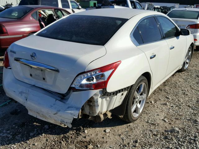 1N4AA51E29C849847 - 2009 NISSAN MAXIMA S WHITE photo 4