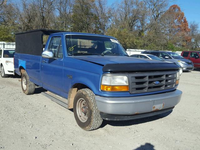 2FTDF15Y1PCA36271 - 1993 FORD F150 BLUE photo 1