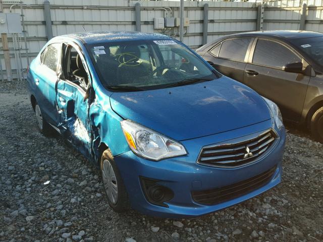 ML32F3FJ1HHF15522 - 2017 MITSUBISHI MIRAGE G4 BLUE photo 1