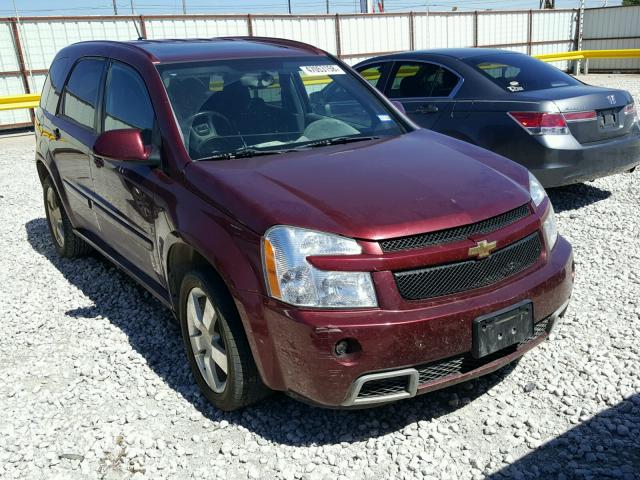 2CNDL537986025265 - 2008 CHEVROLET EQUINOX SP MAROON photo 1