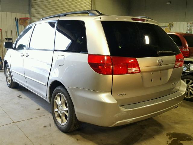 5TDZA22C84S116489 - 2004 TOYOTA SIENNA XLE GRAY photo 3