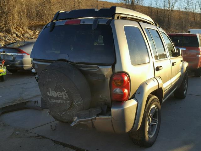 1J4GL38KX4W184793 - 2004 JEEP LIBERTY RE BROWN photo 4
