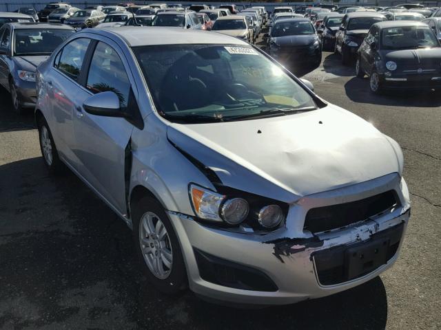 1G1JC5SH8D4230632 - 2013 CHEVROLET SONIC LT SILVER photo 1