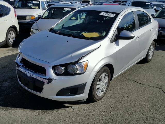 1G1JC5SH8D4230632 - 2013 CHEVROLET SONIC LT SILVER photo 2