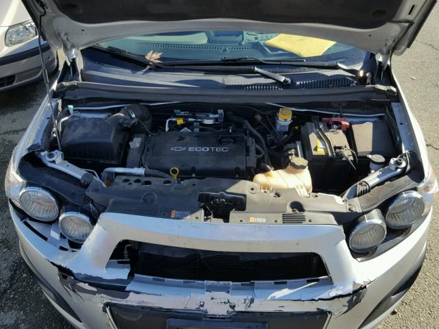 1G1JC5SH8D4230632 - 2013 CHEVROLET SONIC LT SILVER photo 7