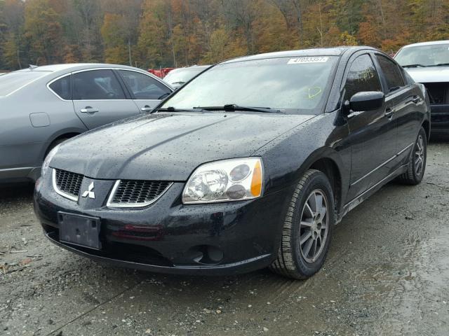 4A3AB56S64E116278 - 2004 MITSUBISHI GALANT LS BLACK photo 2