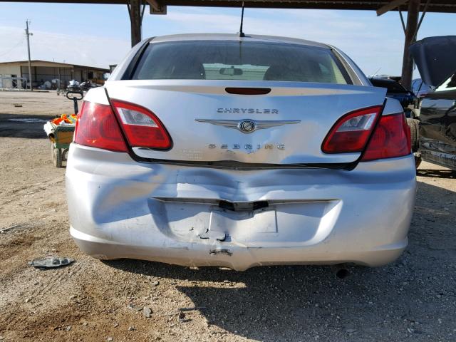 1C3LC46B99N514440 - 2009 CHRYSLER SEBRING LX SILVER photo 9