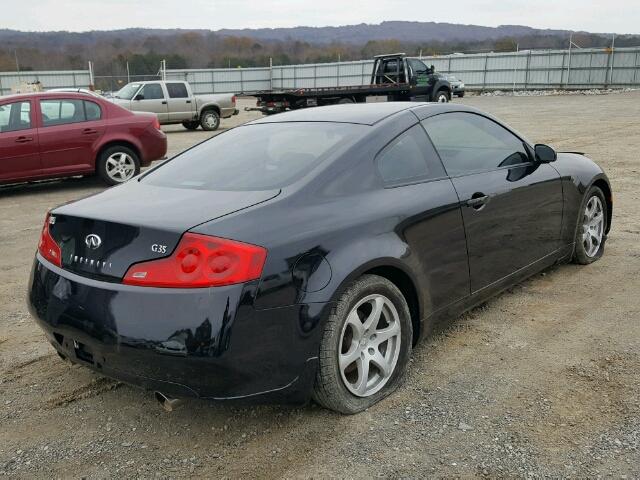 JNKCV54E27M908176 - 2007 INFINITI G35 BLACK photo 4