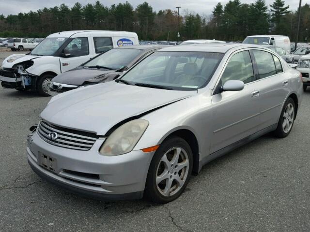 JNKCV51F84M704202 - 2004 INFINITI G35 SILVER photo 2