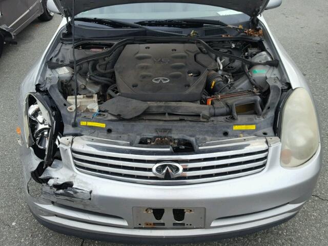 JNKCV51F84M704202 - 2004 INFINITI G35 SILVER photo 7