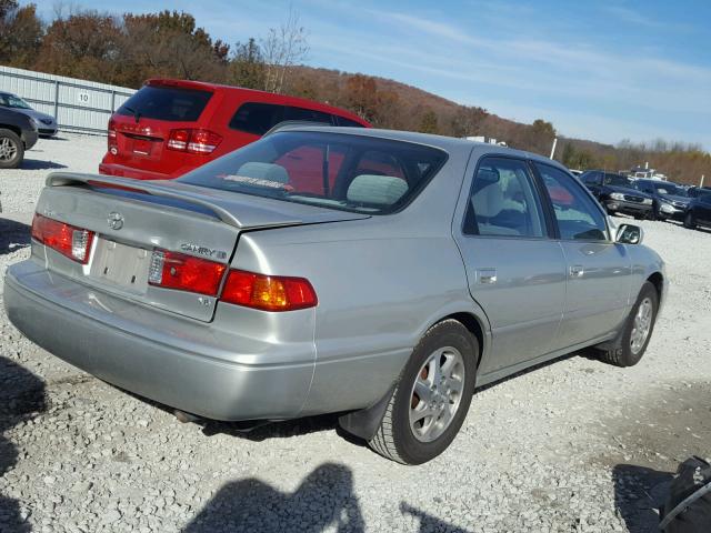 JT2BF22K710335462 - 2001 TOYOTA CAMRY CE SILVER photo 4