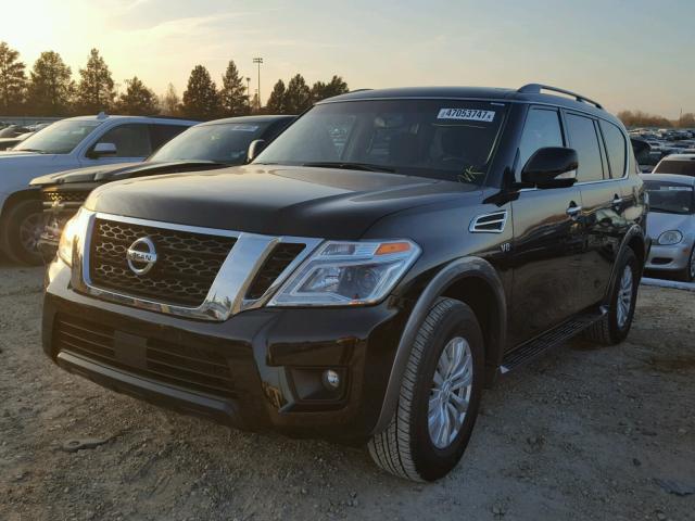 JN8AY2NC5H9502557 - 2017 NISSAN ARMADA BLACK photo 2