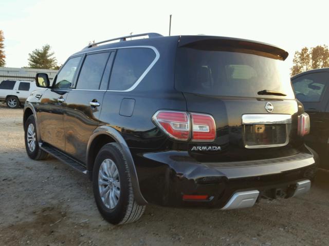 JN8AY2NC5H9502557 - 2017 NISSAN ARMADA BLACK photo 3