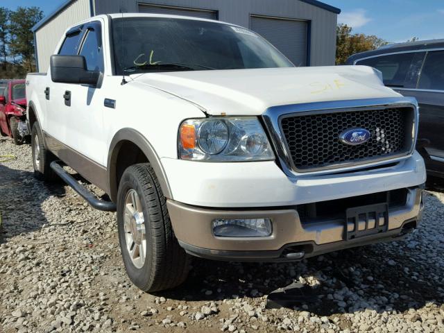 1FTPW14565KC17993 - 2005 FORD F150 SUPER WHITE photo 1