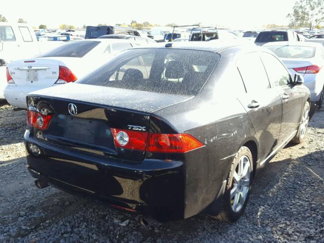 JH4CL96845C004790 - 2005 ACURA TSX BLACK photo 4