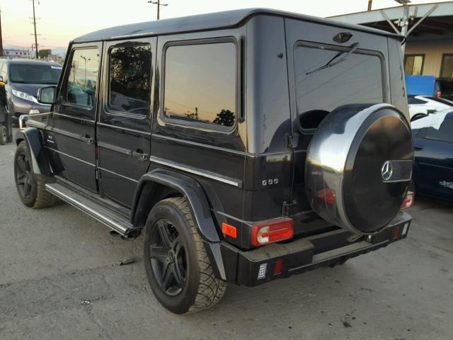 WDCYC7BF1BX191128 - 2011 MERCEDES-BENZ G 55 AMG BLACK photo 3