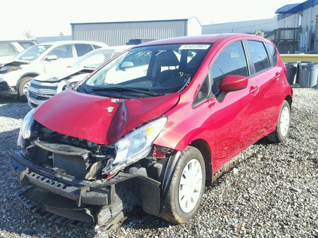 3N1CE2CP8FL357962 - 2015 NISSAN VERSA NOTE RED photo 2