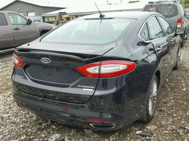 3FA6P0K94GR160268 - 2016 FORD FUSION TIT BLACK photo 4