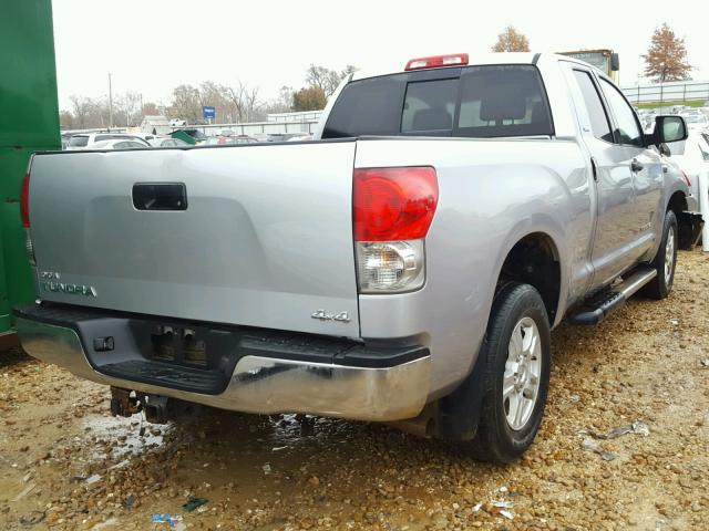 5TBBV54158S515488 - 2008 TOYOTA TUNDRA DOU SILVER photo 4