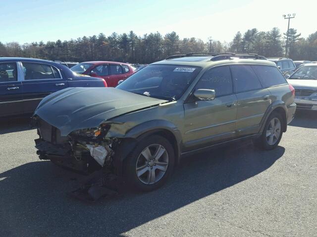 4S4BP86C464326157 - 2006 SUBARU LEGACY OUT GREEN photo 2