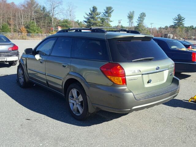 4S4BP86C464326157 - 2006 SUBARU LEGACY OUT GREEN photo 3