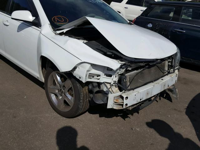 1G1ZH57BX9F230460 - 2009 CHEVROLET MALIBU 1LT WHITE photo 9