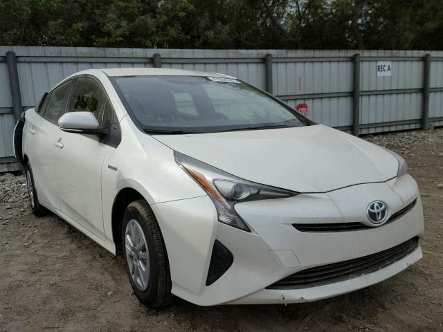 JTDKBRFU0G3505689 - 2016 TOYOTA PRIUS WHITE photo 1