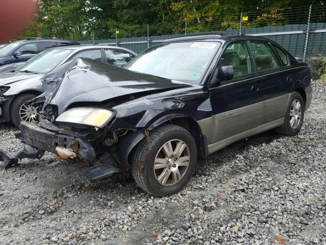 4S3BE896347210797 - 2004 SUBARU LEGACY OUT BLACK photo 2