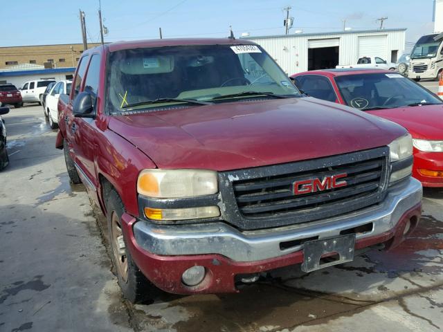 2GTEC13T461155544 - 2006 GMC NEW SIERRA MAROON photo 1