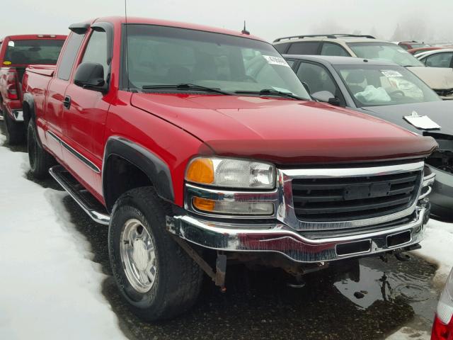 1GTEK19T63E295986 - 2003 GMC NEW SIERRA RED photo 1