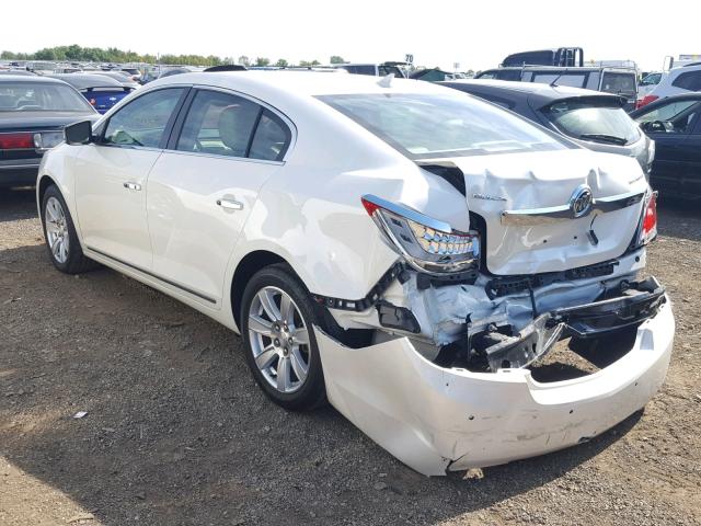 1G4GD5E37CF109653 - 2012 BUICK LACROSSE P WHITE photo 3