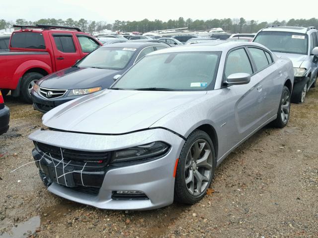 2C3CDXCT9GH293374 - 2016 DODGE CHARGER R/ SILVER photo 2