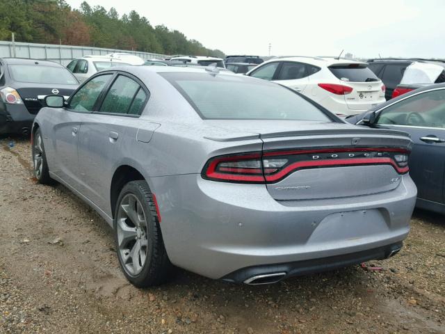 2C3CDXCT9GH293374 - 2016 DODGE CHARGER R/ SILVER photo 3