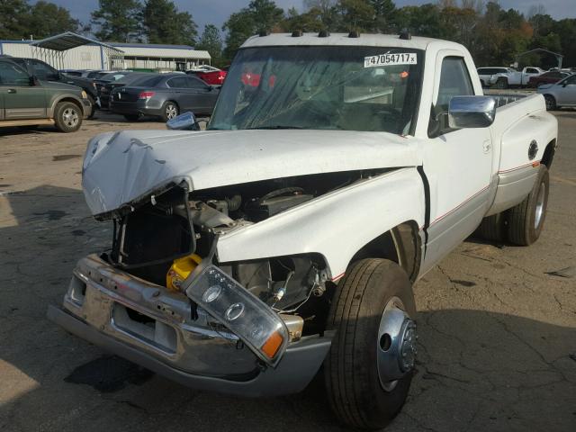 1B7MC3656SS265543 - 1995 DODGE RAM 3500 WHITE photo 2