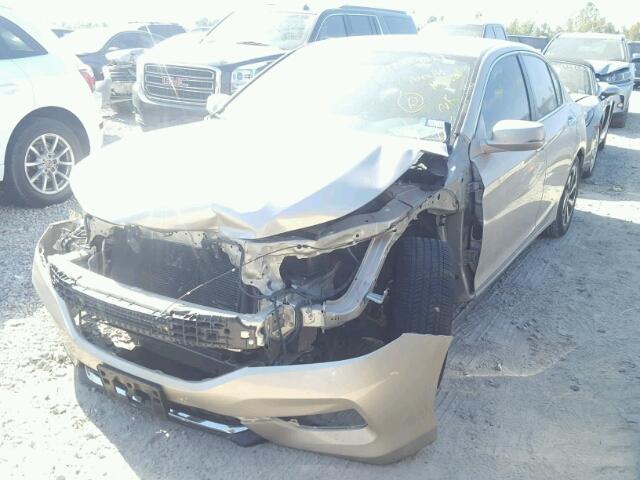 1HGCR2F7XGA012567 - 2016 HONDA ACCORD EX TAN photo 2