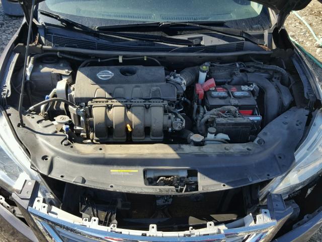 3N1AB7AP5EY218874 - 2014 NISSAN SENTRA S GRAY photo 7